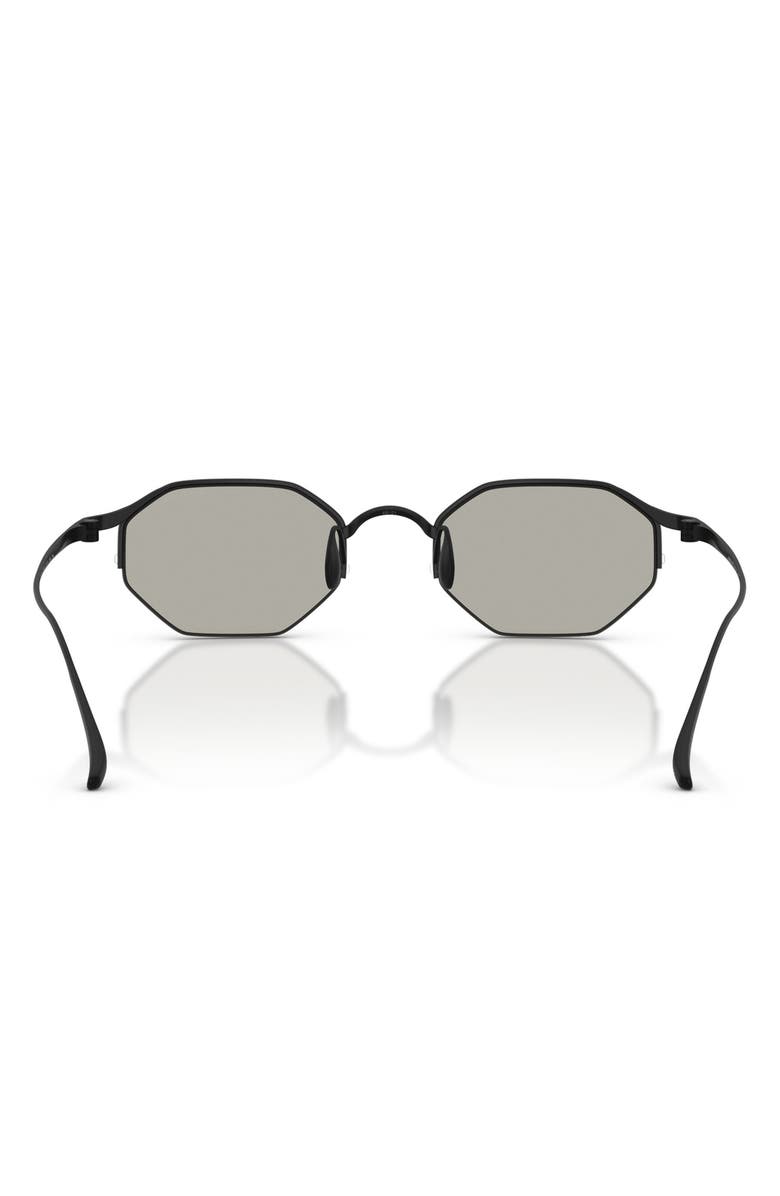 AX Armani Exchange 49mm Rectangular Sunglasses, Alternate, color, 