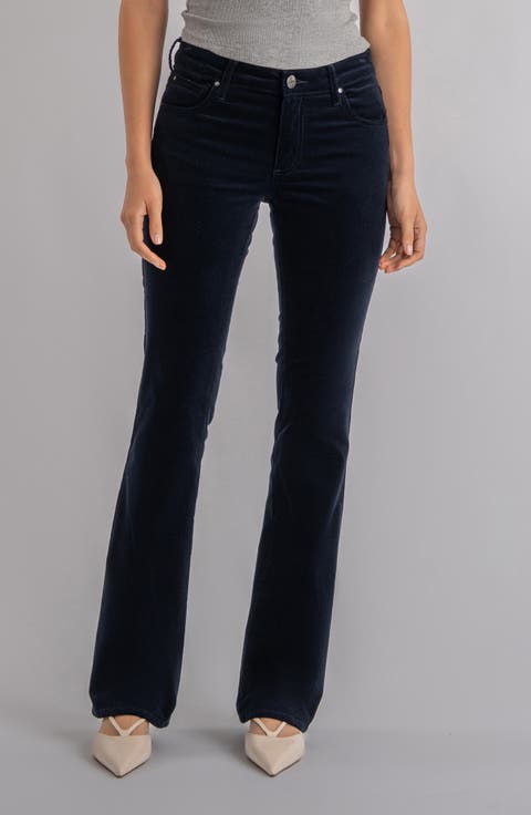 Natalie Mid Rise Bootcut Corduroy Pants