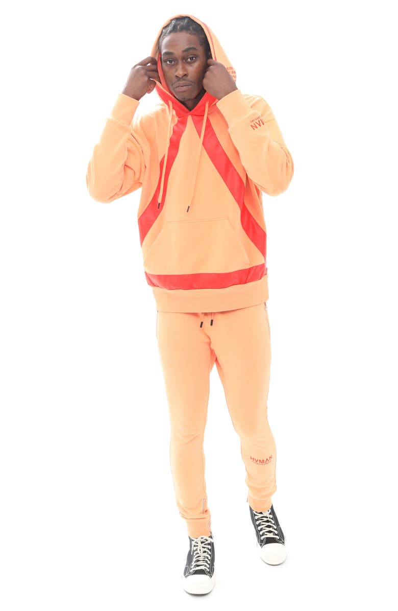 HVMAN Zip Pocket Cotton Sweatpants, Alternate, color, Apricot