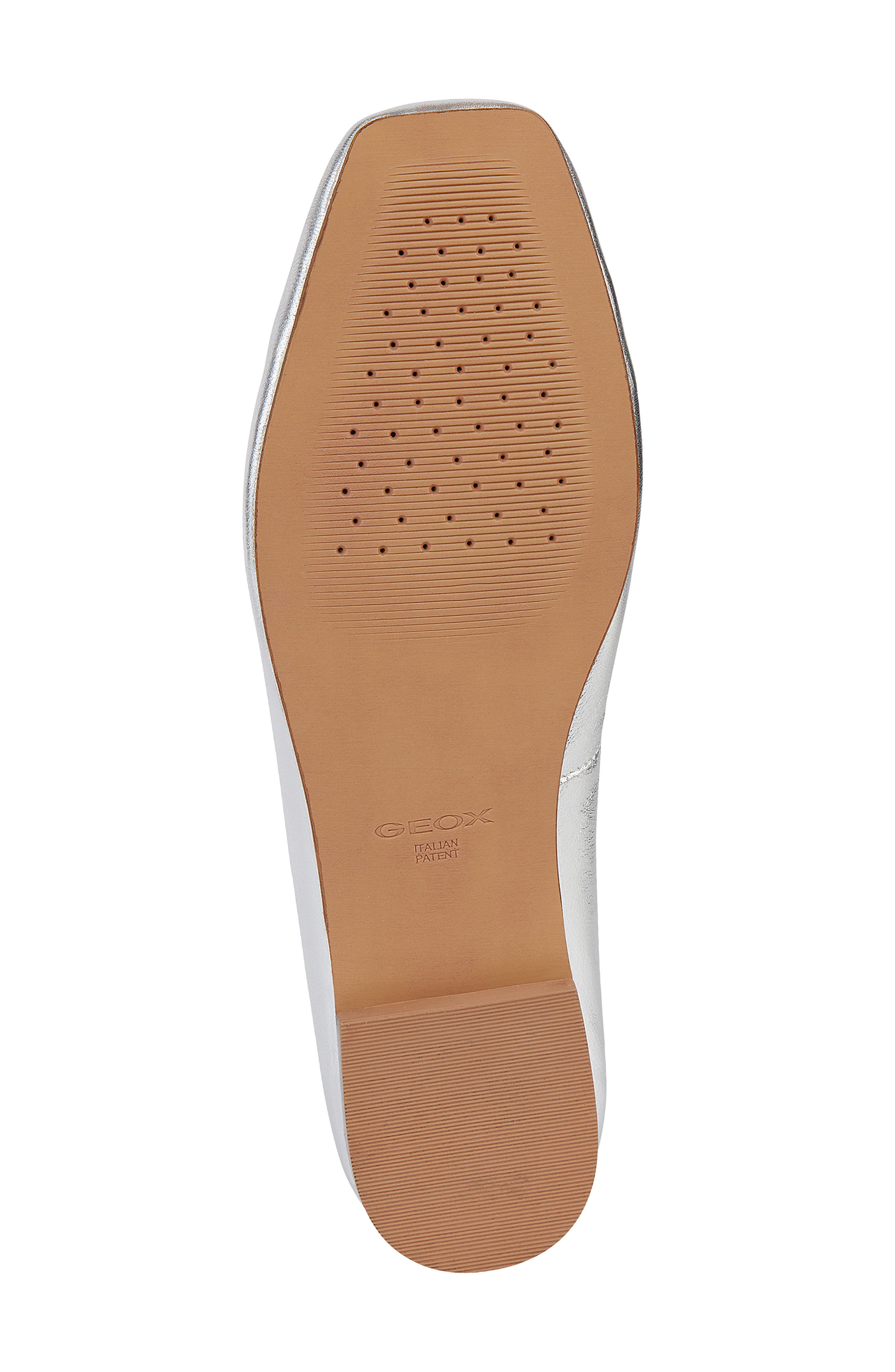 Geox Marsilea Square Toe Ballet Flat, Alternate, color, 