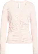 Zella Ruched Long Sleeve T-Shirt
