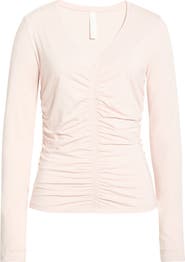 Zella Ruched Long Sleeve T-Shirt