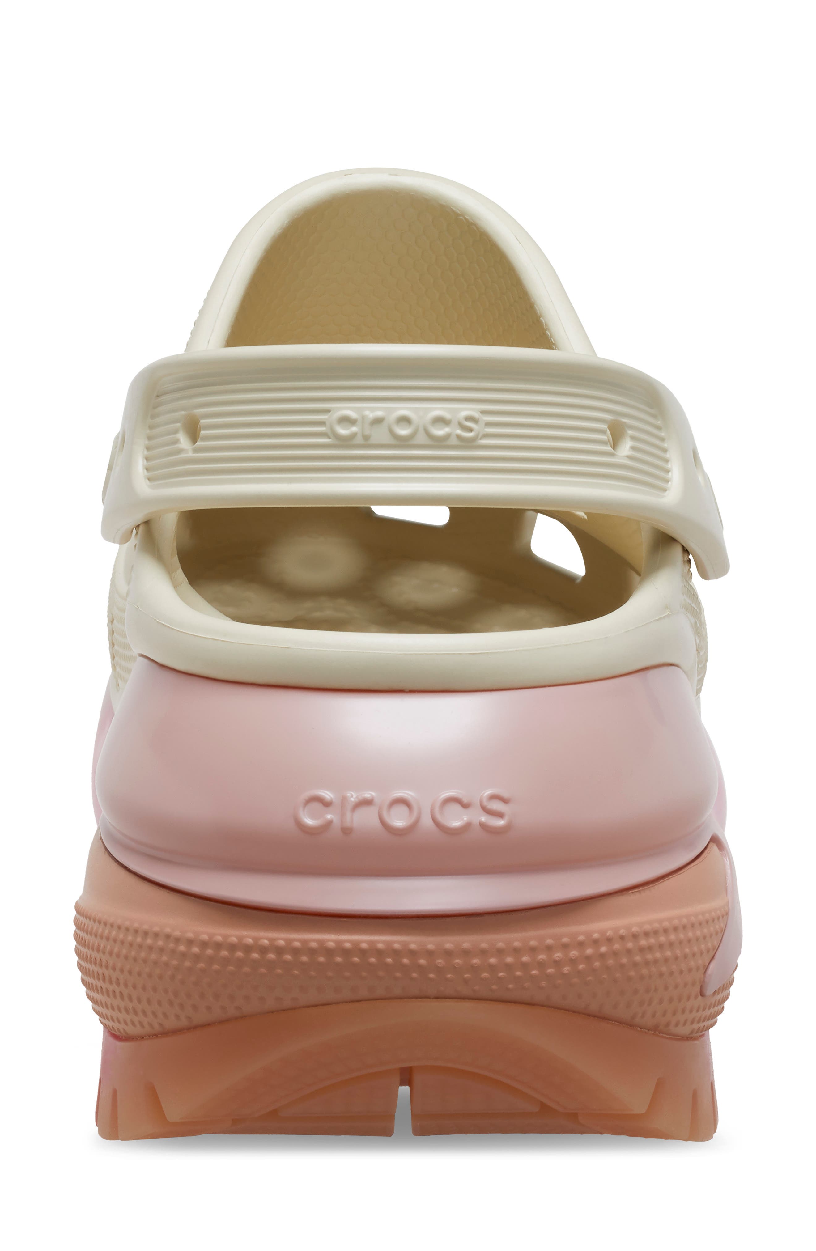 CROCS Classic Mega Crush Platform Slingback Clog, Alternate, color, 