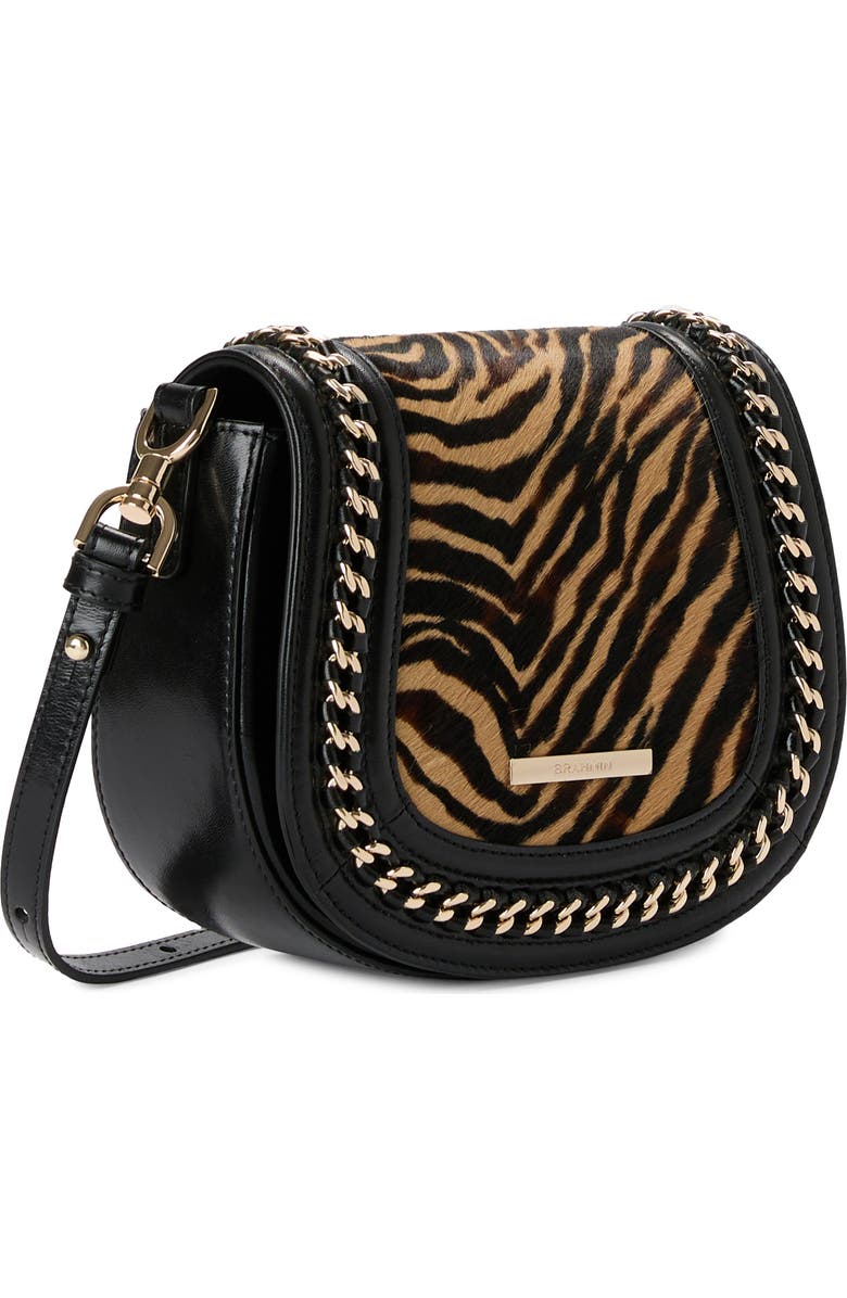 Brahmin Briar Genuine Calf Hair & Leather Crossbody Bag, Alternate, color,