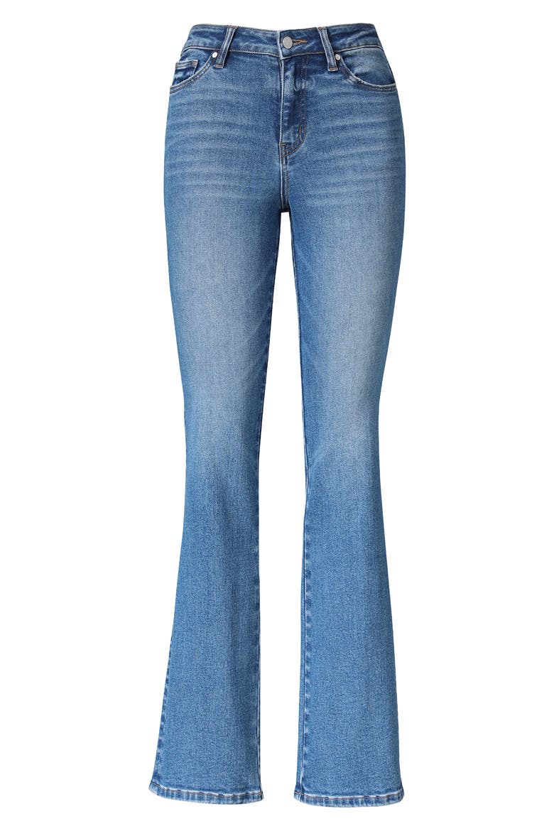 Mid Rise Bootcut Jeans, Alternate, color, MEDIUM BLUE