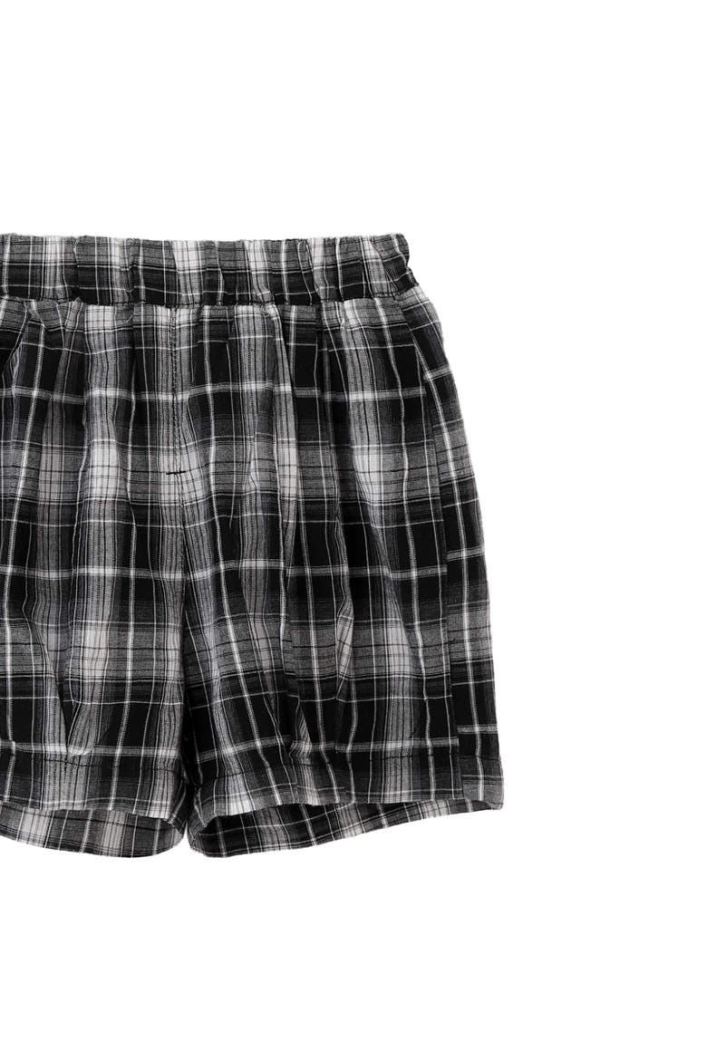 Fish Plaid Set, Alternate, color, Grey