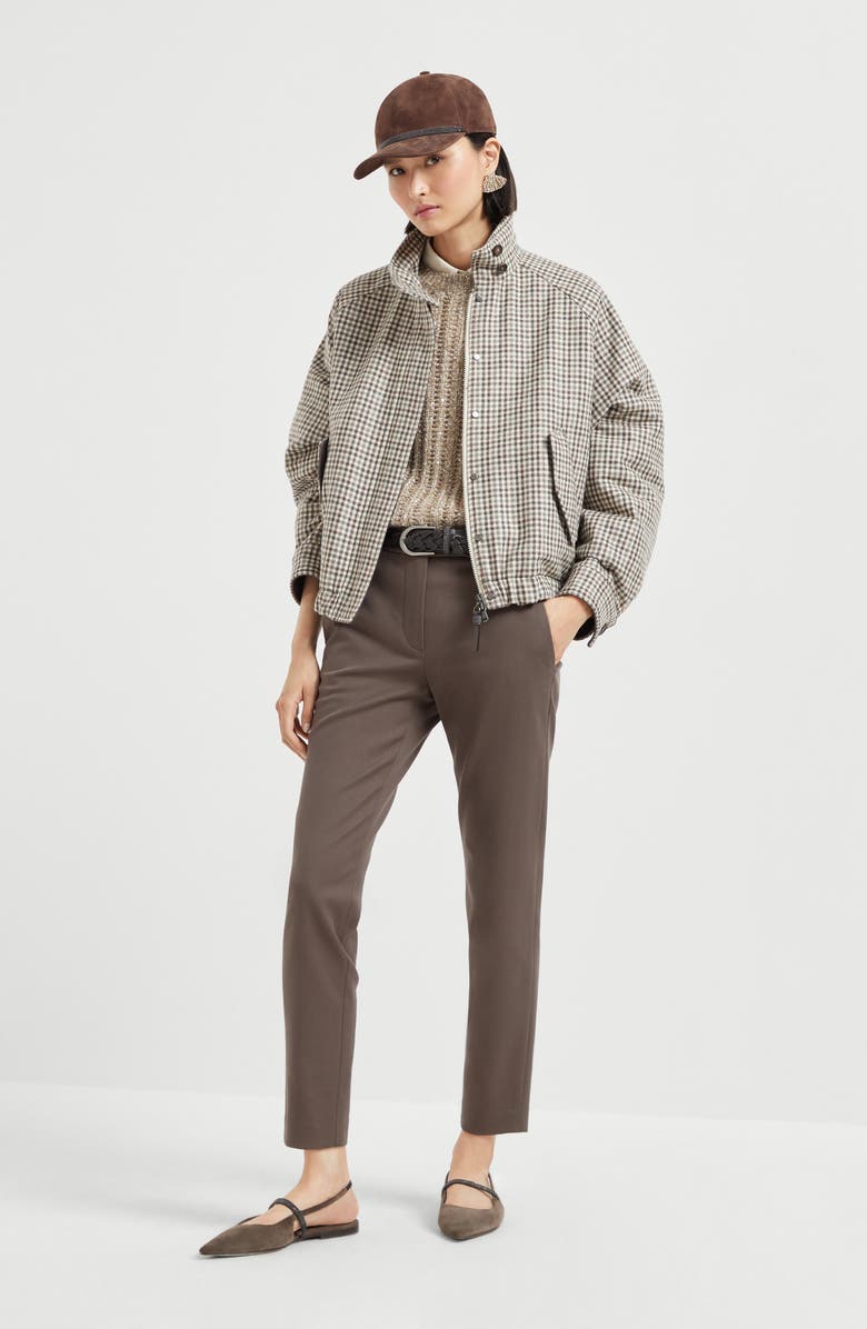 Brunello Cucinelli Slim trousers, Alternate, color, Cocoa