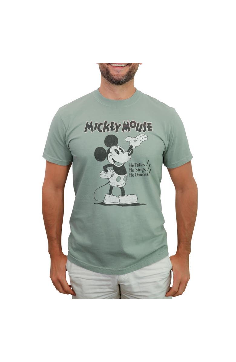 Mickey & Friends Men's Mickey & Friends Classic He Talks He Sings He Dances  Graphic T-Shirt, Main, color, Bay