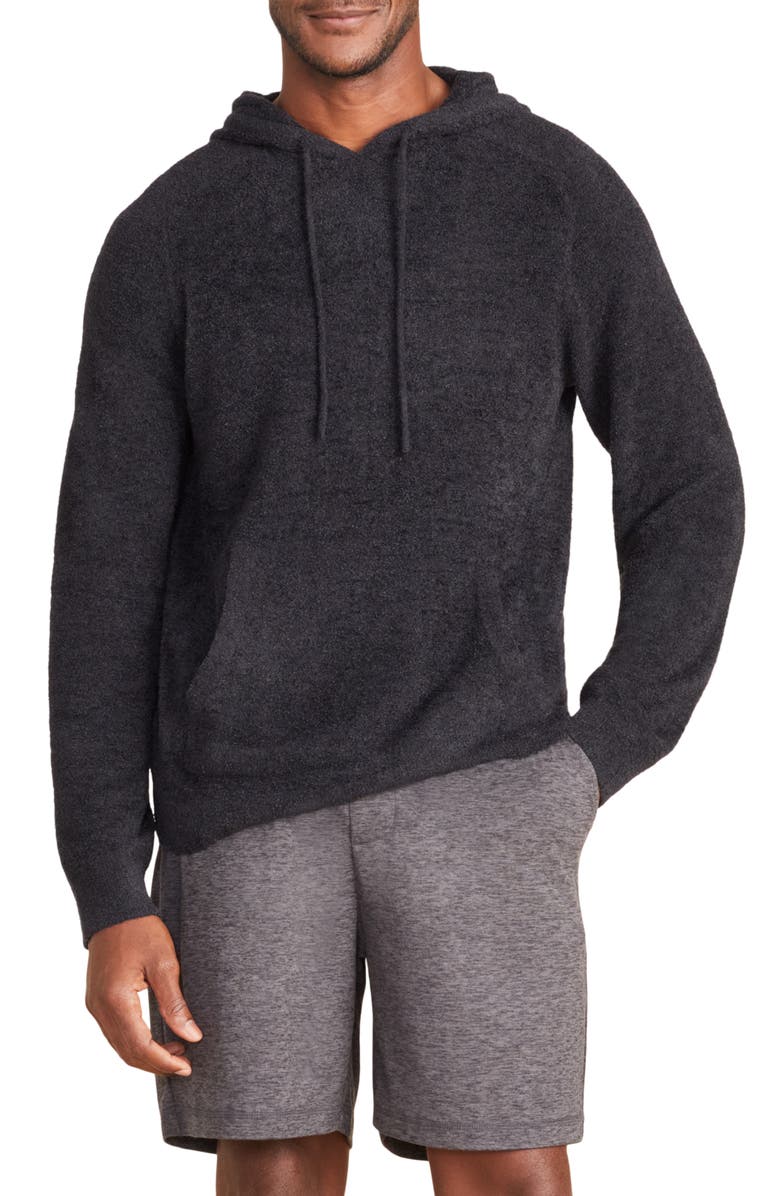 Barefoot Dreams<sup>®</sup> CozyChic<sup>™</sup> Lite Hoodie, Main, color, Black