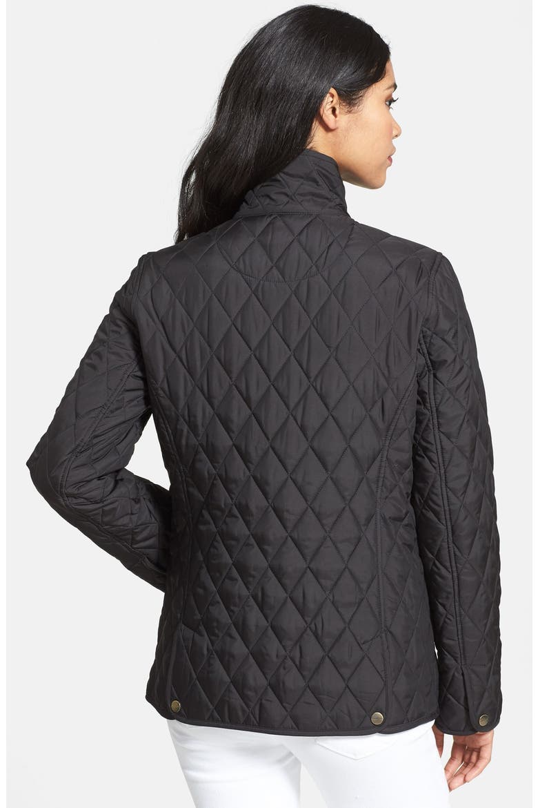 Four-Pocket Quilted Jacket, Alternate, color, BLACK