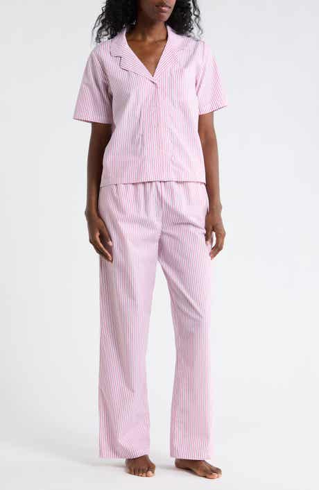 NORDSTROM RACK Cotton Poplin Long Pajamas