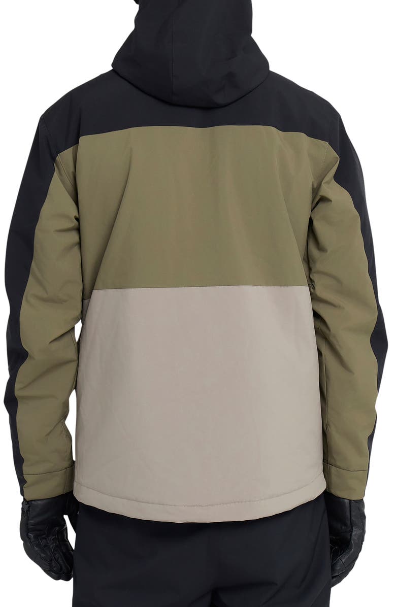 Quiksilver Sycamore Waterproof Snow Jacket, Alternate, color, Black