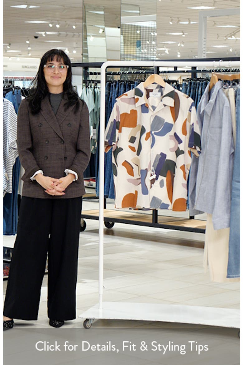 Didcot Abstract Stretch Cotton Camp Shirt video