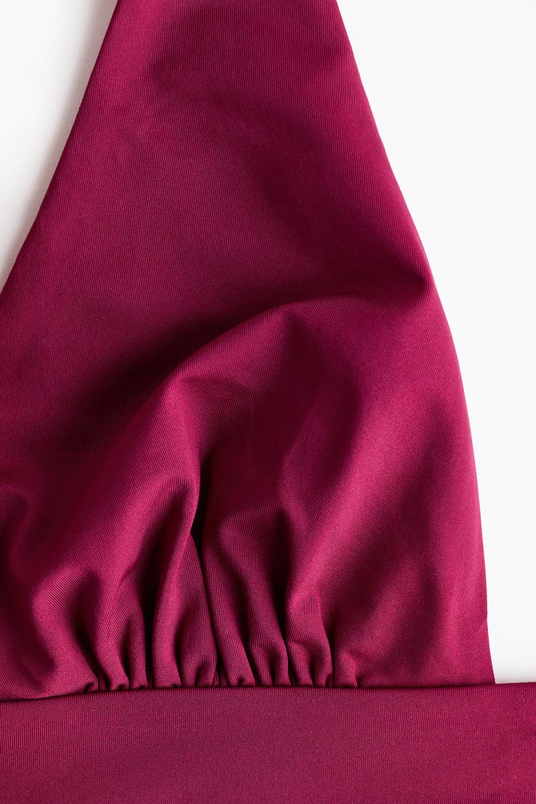 Bikini Top, Alternate, color, Plum pink