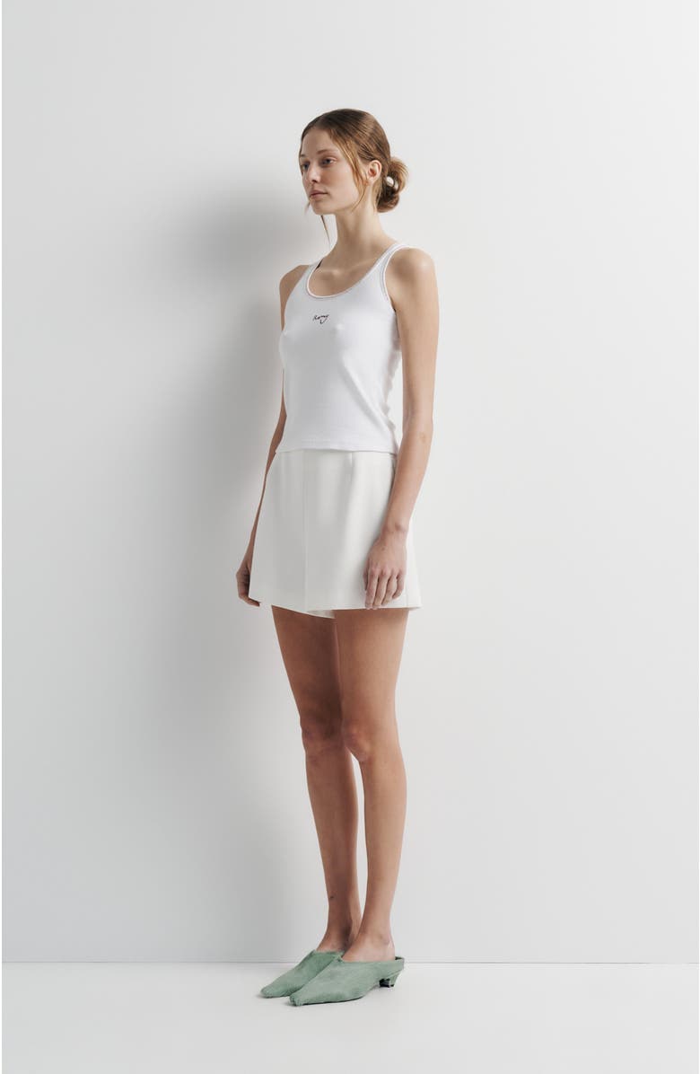 Romy Wren Tank, Alternate, color, White