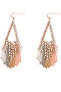 ZAXIE By Stefanie Taylor Crystal Chain Chandelier Earrings