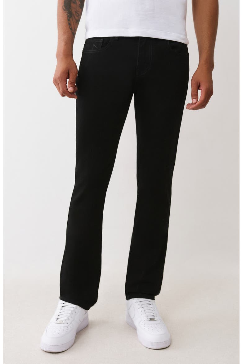 Geno Stud Slim Fit Jeans, Main, color, RINSE BLACK