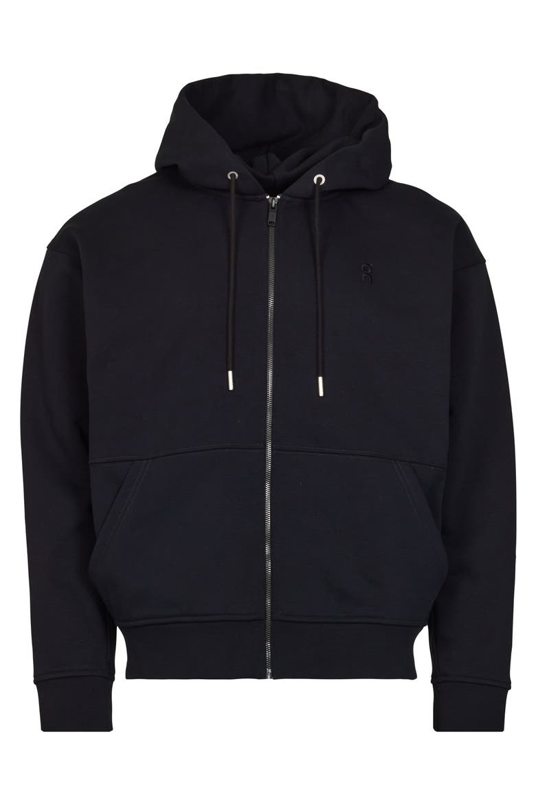 Club Collective Full Zip Hoodie, Main, color, BLACK