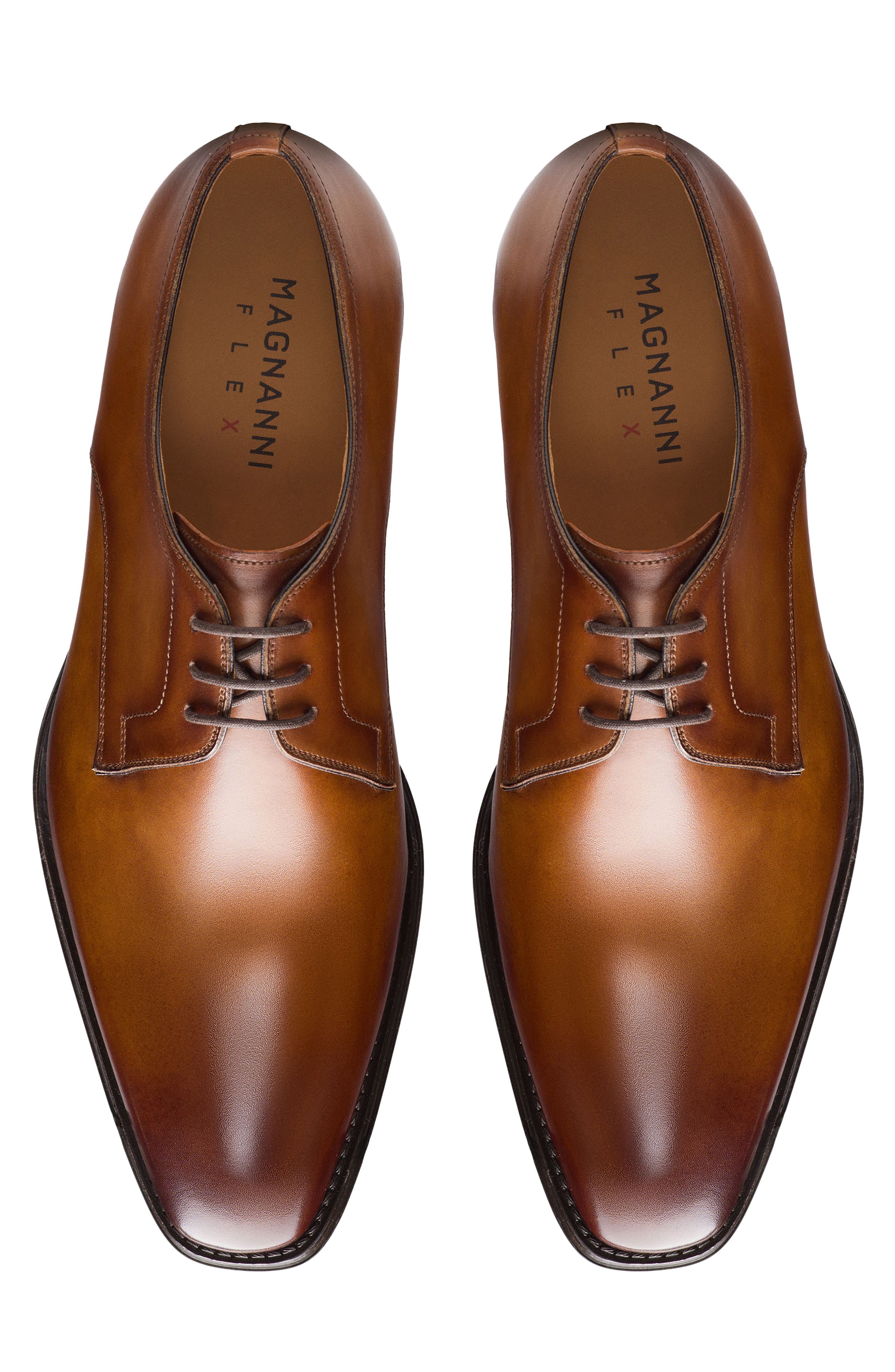Magnanni Porto Derby, Alternate, color, Cuero