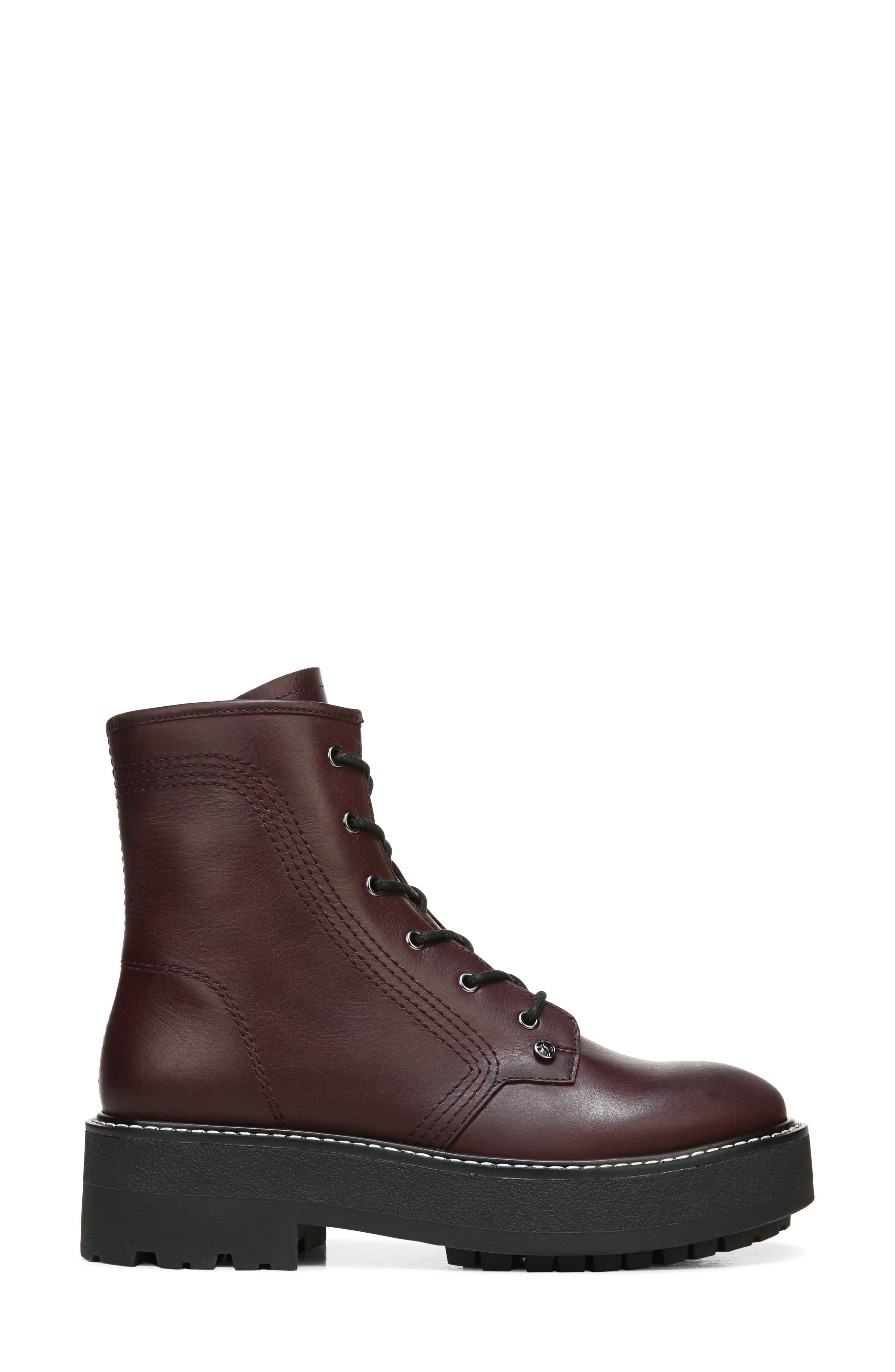 Jensine Lace-Up Boot, Alternate, color, BORDEAUX LEATHER