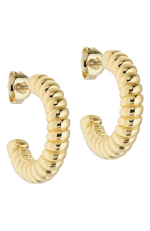 Tottie Twist Hoop Earrings
