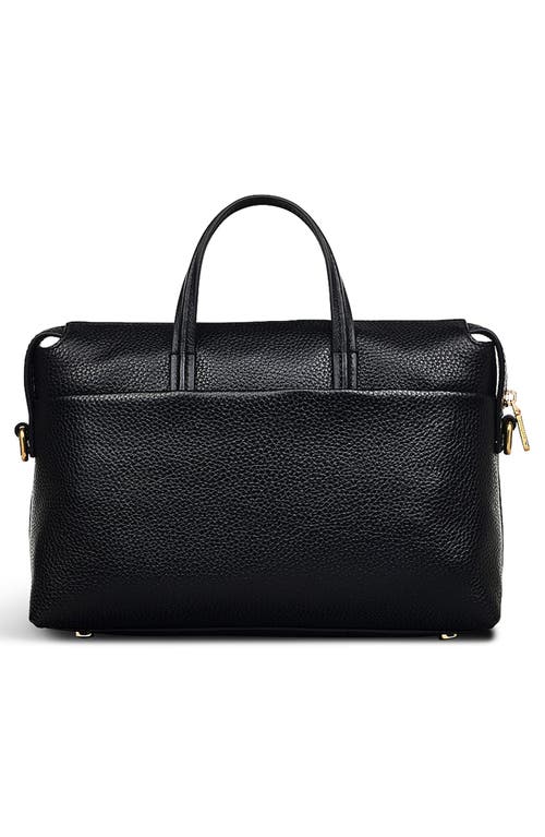 Radley Eastcastle Street Pebbled Leather Crossbody Bag In Black