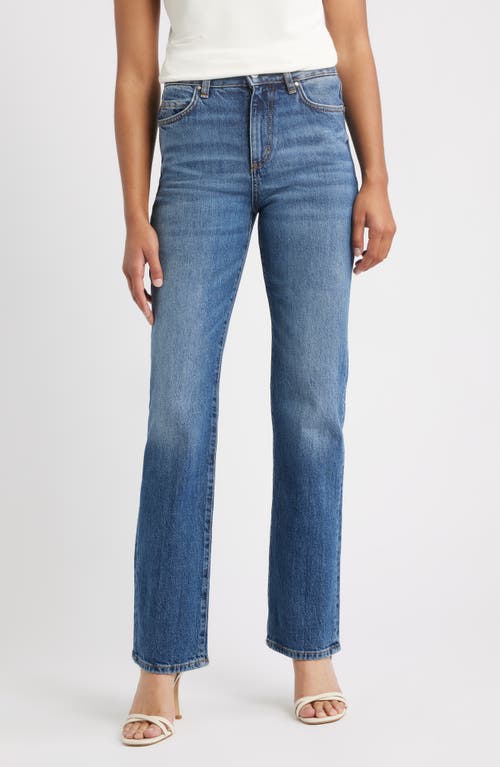 Hugo Boss Boss Parkway Slim Straight Leg Jeans In Blue