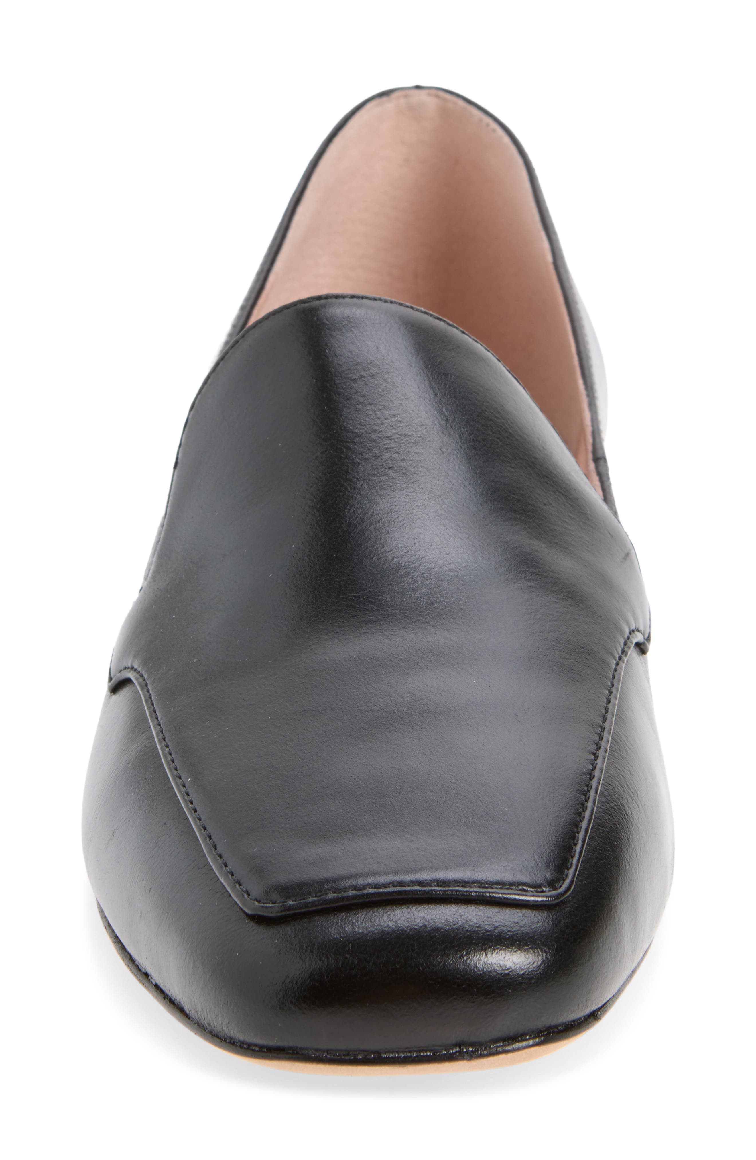 merritt loafer, Alternate, color, BLACK