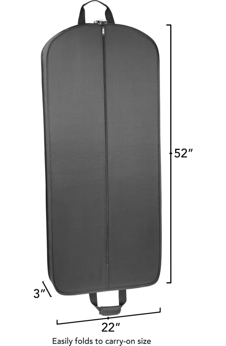 Wallybags Deluxe Travel Garment Bag with two pockets, Alternate, color,