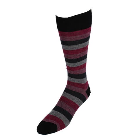 Men's Color Blocked Premium Novelty Mid-Calf Socks (1 Pair)
