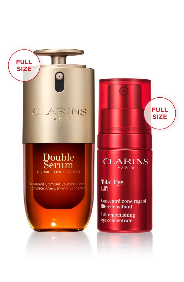 Clarins Face & Eyes Anti Aging Skin Care Set (Limited Edition) $187 Value, Alternate, color,
