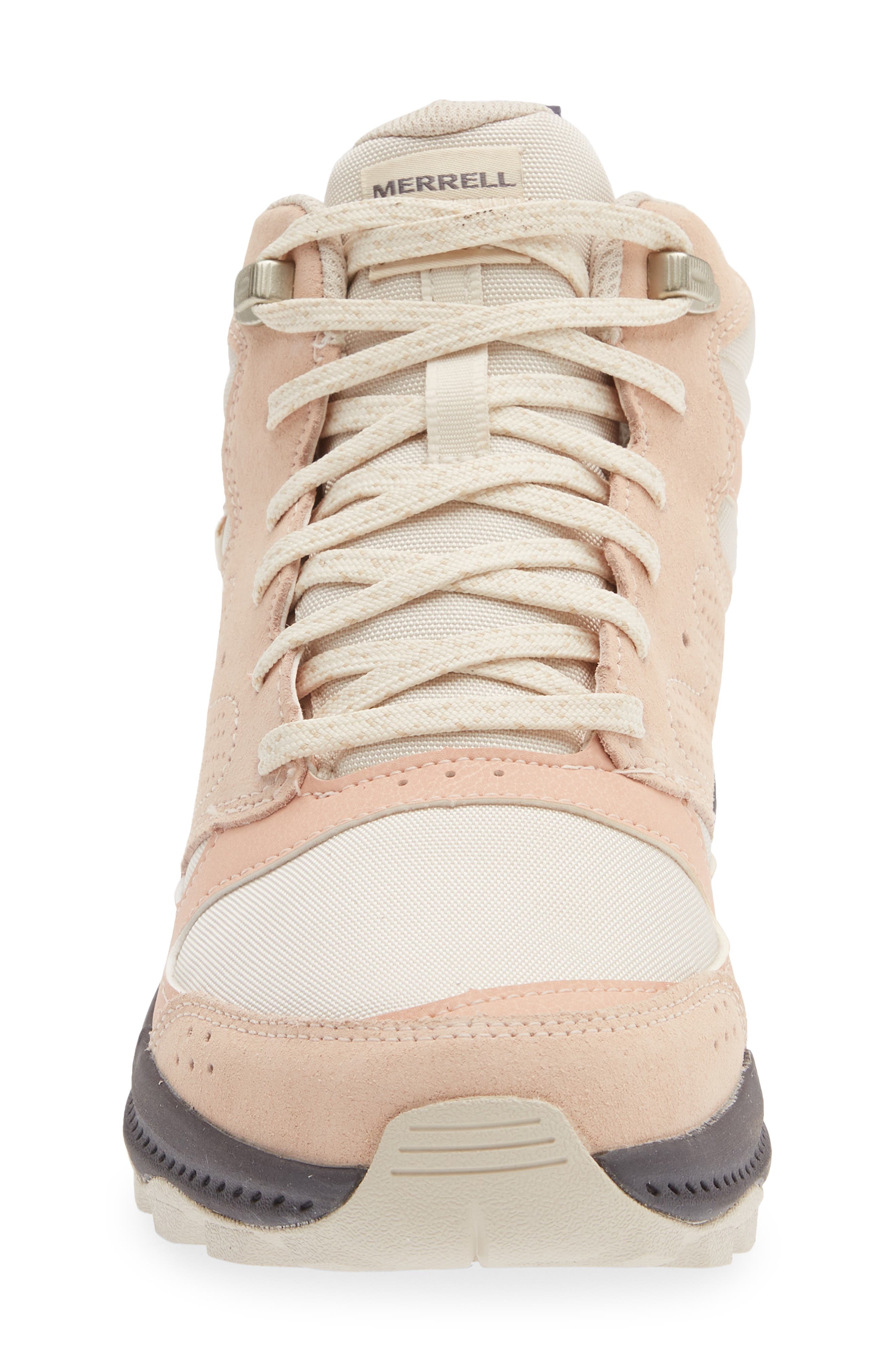 Tempo Sol Mid Waterproof Hiking Boot, Alternate, color, PINK SALT