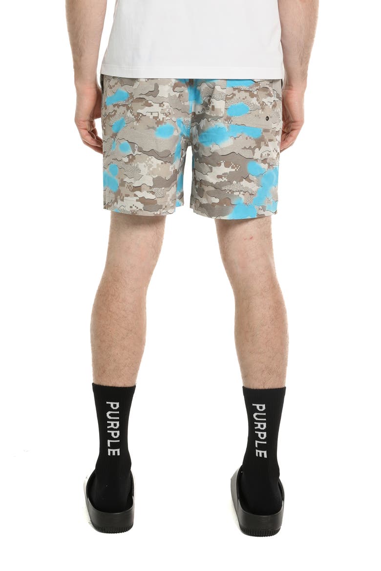 All Around Water Repellent Performance Shorts, Alternate, color, WHITE