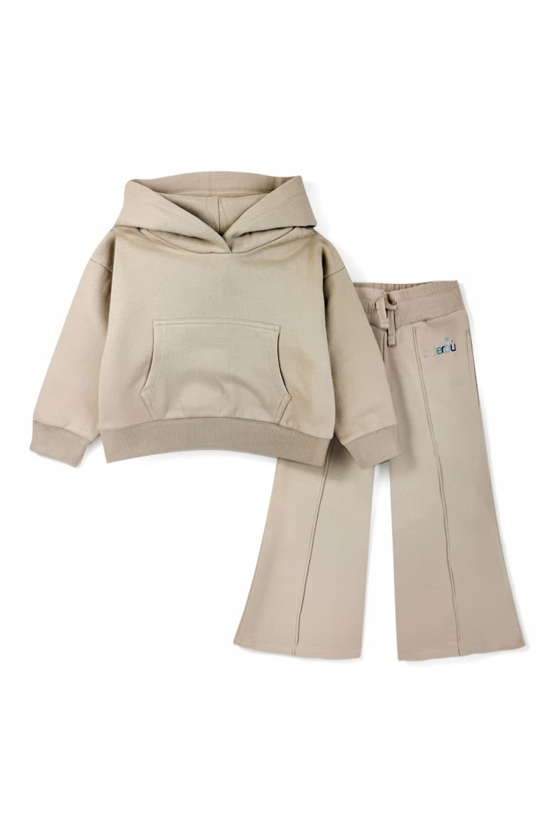 Kids' Drew Hoodie & Pants Set, Main, color, NATURAL SANDSTONE