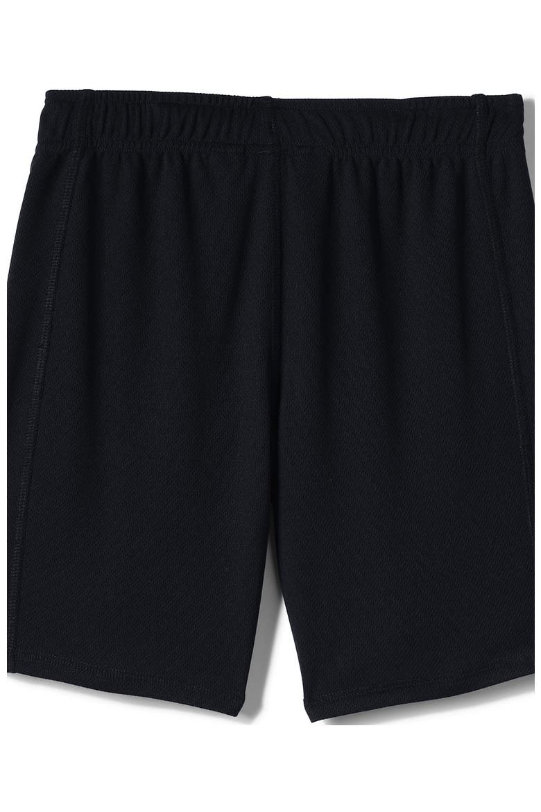 School Uniform Girls Mesh Gym Shorts, Alternate, color, Black