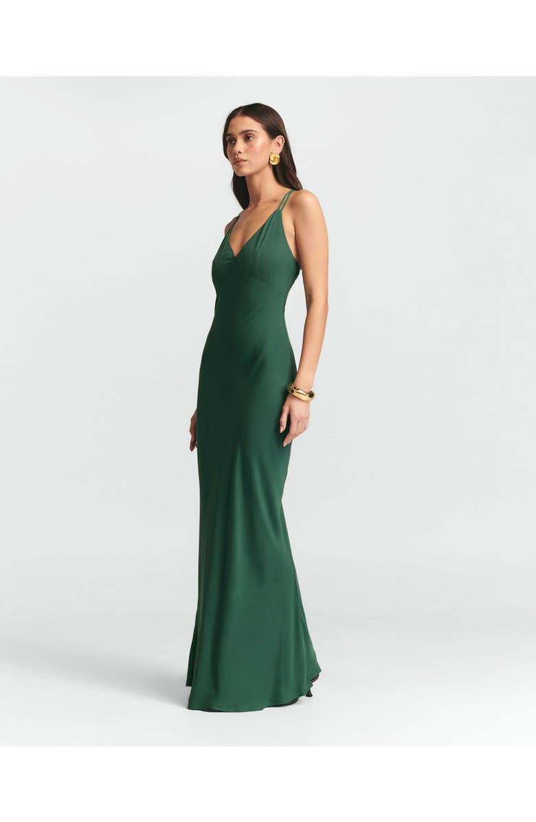 ST MRLO Isadora Slip Dress, Alternate, color, Peacock