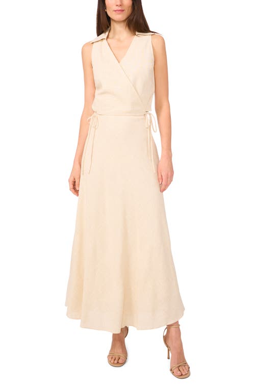 1.state Wrap Front Collar Top In Natural