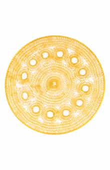 Midnight Petal Metal Placemat