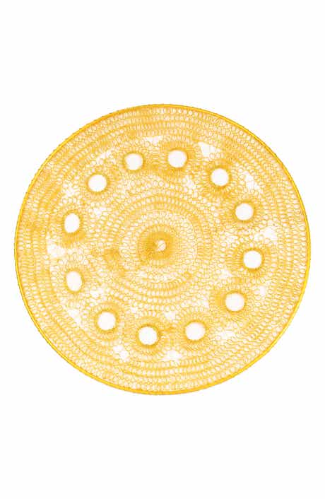 Tiramisu Midnight Petal Metal Placemat