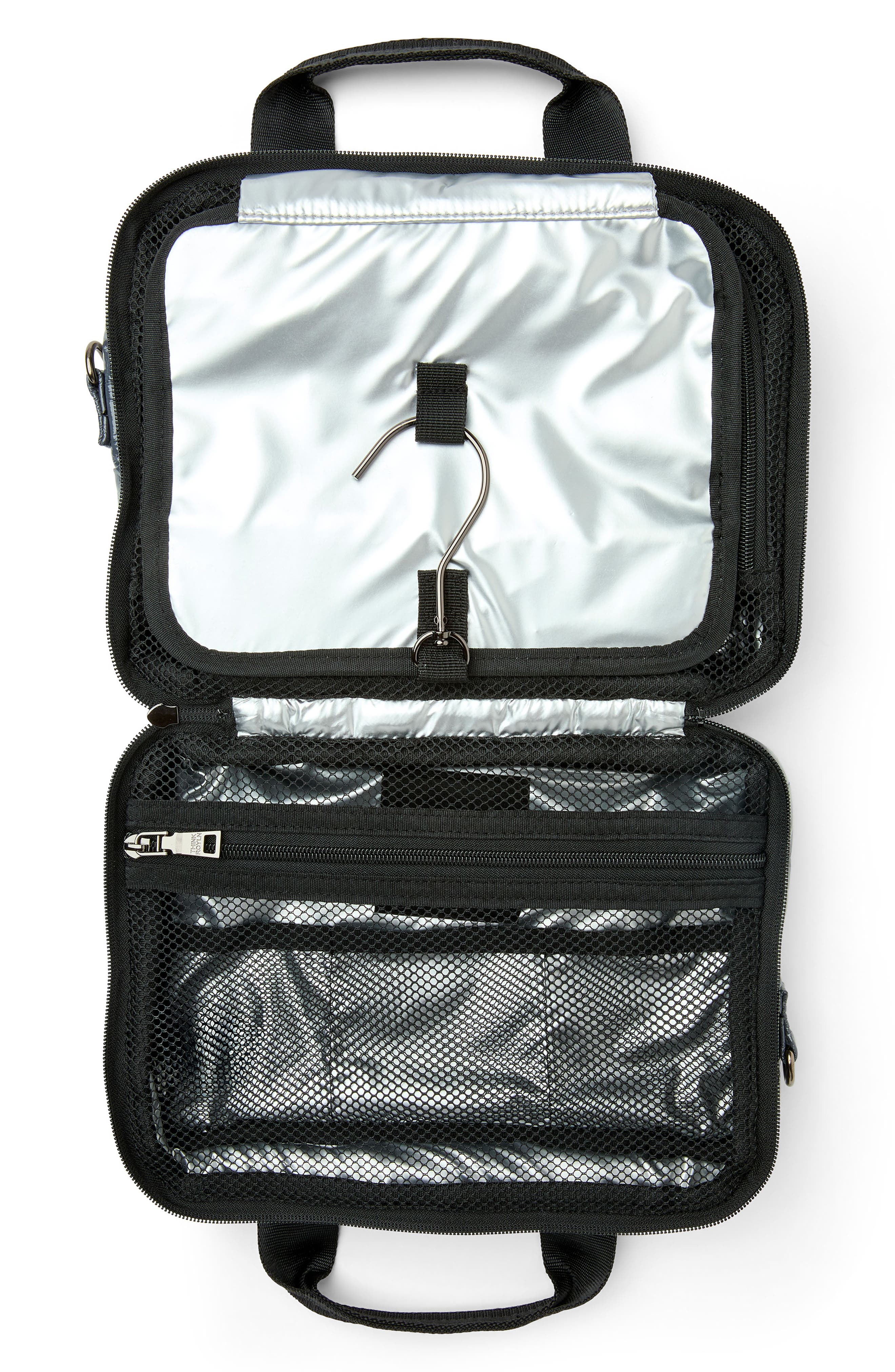 THINK ROYLN Stowaway Travel Bag, Alternate, color, Carbon Patent