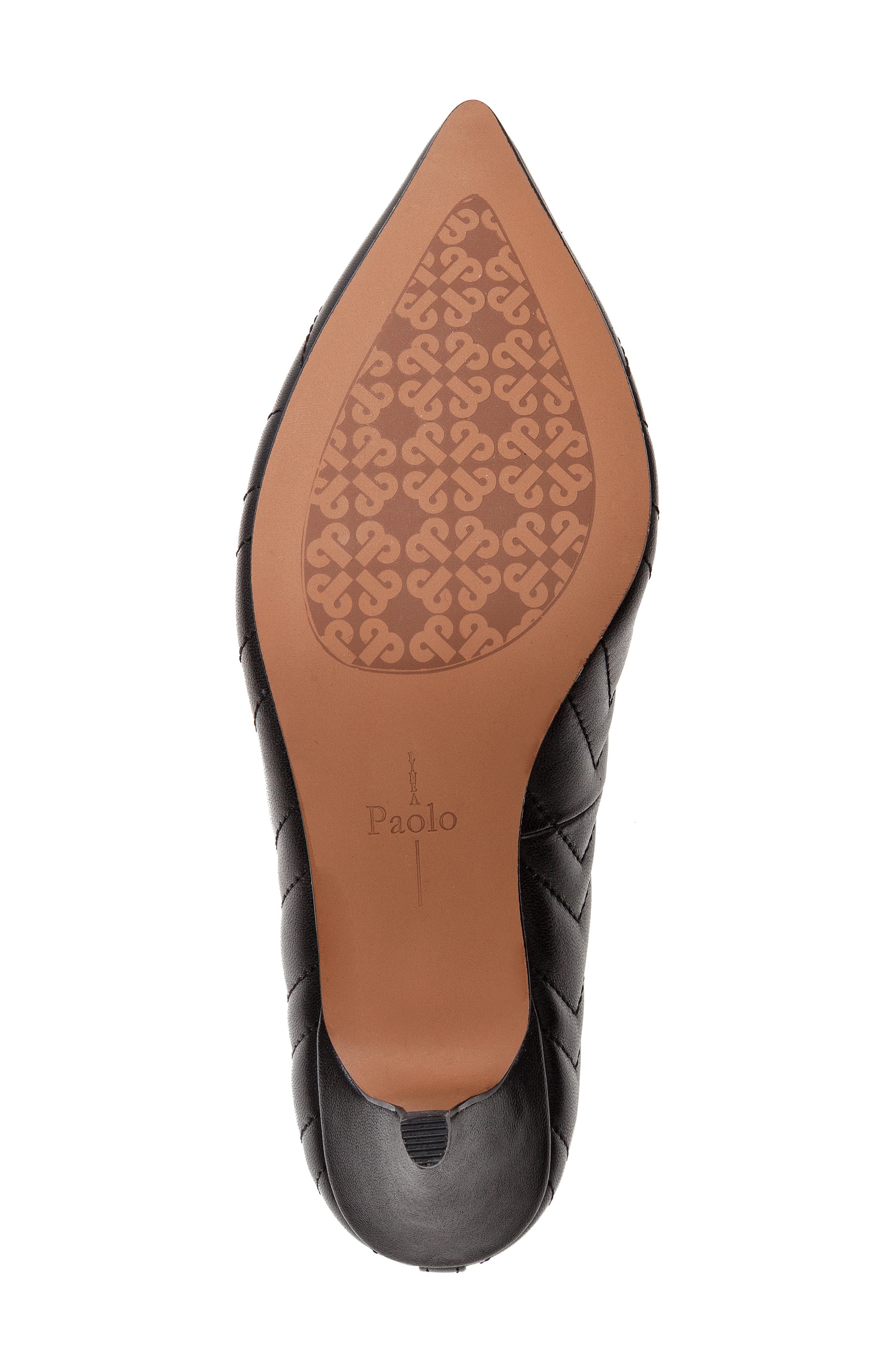 Linea Paolo Odie Pointed Toe Pump, Alternate, color, Black