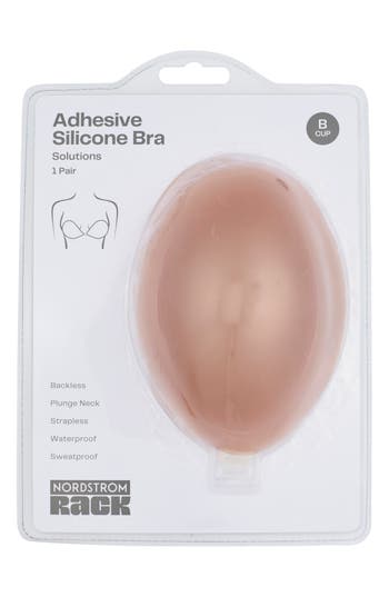 Nordstrom Rack Adhesive Bra In Dark