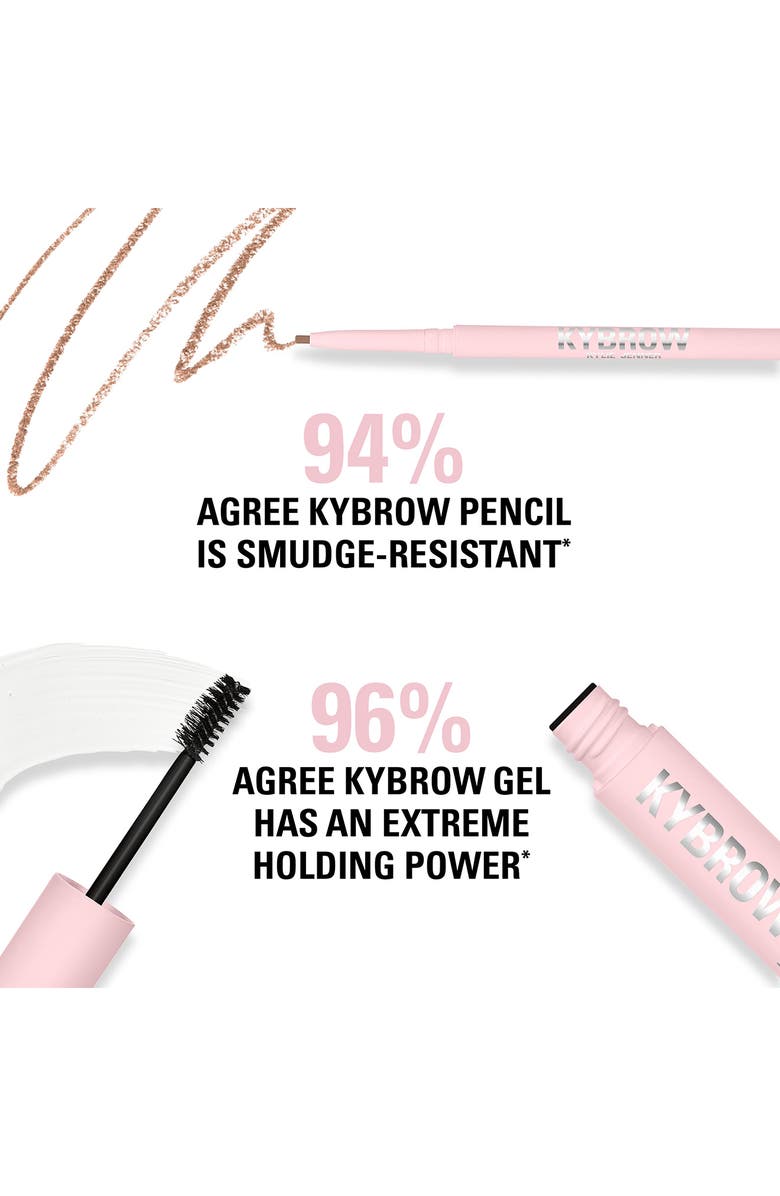 Kylie Cosmetics Kybrow Brow Gel & Pencil Kit, Alternate, color, Cool Brown