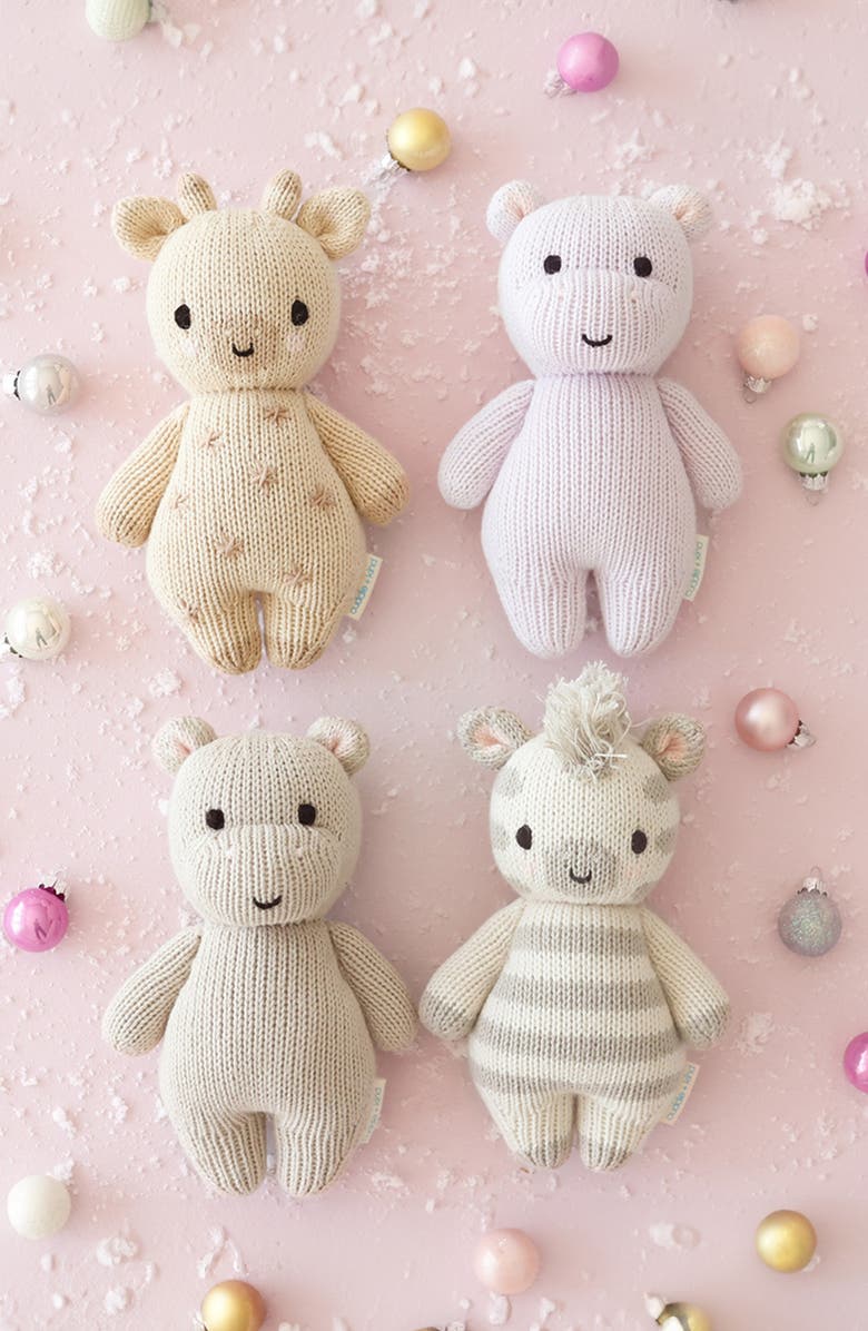 cuddle+kind Baby Hippo Stuffed Animal, Alternate, color, Lavender