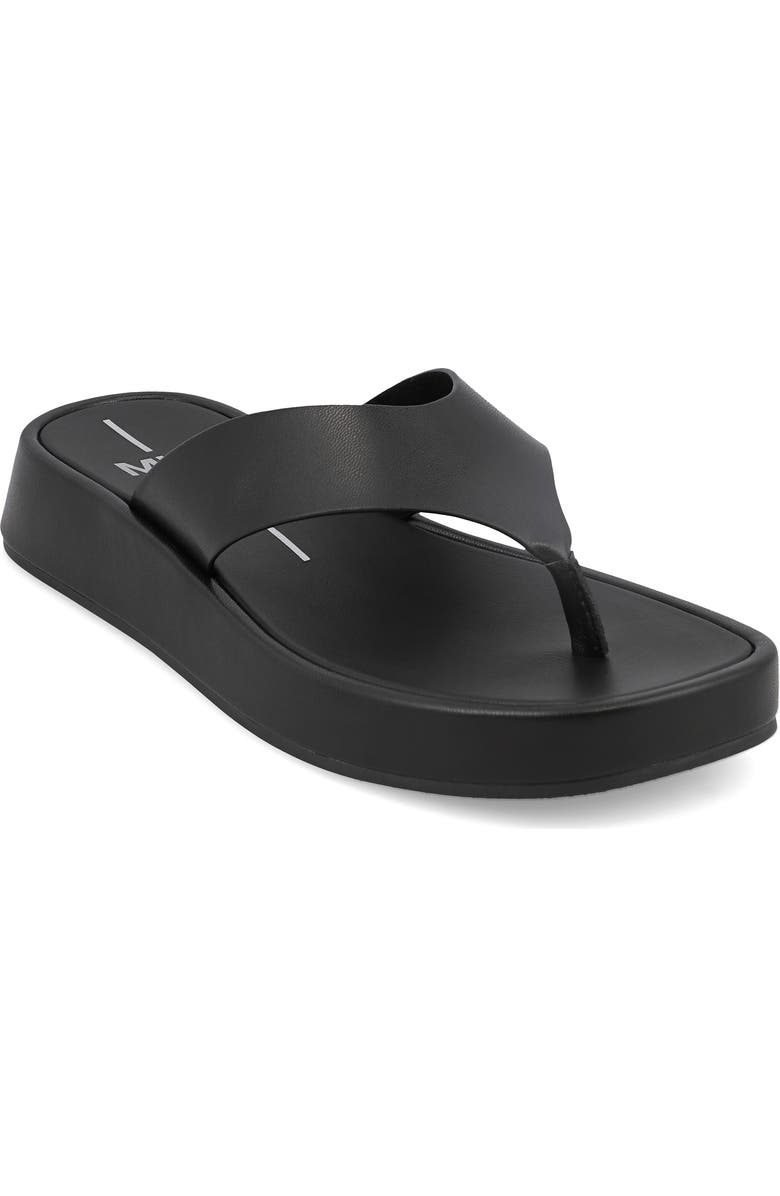 MIA Pamelia Wedge Sandal, Main, color, Black