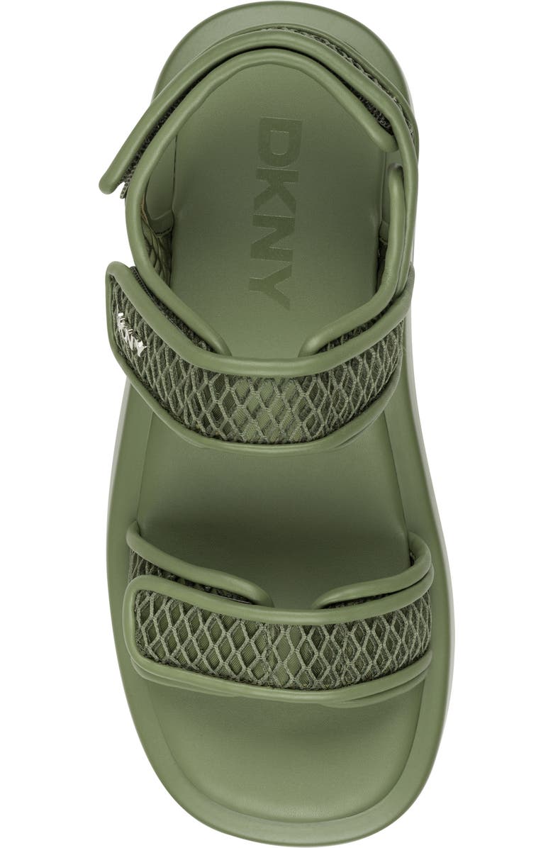 DKNY Owyn Platform Sandal, Alternate, color, Green