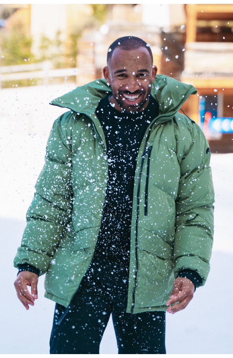 OOSC Men's Puffer Jacket, Alternate, color, Khaki