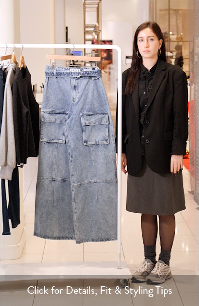 High Waist Ultra Baggy Cargo Jeans, sales video thumbnail