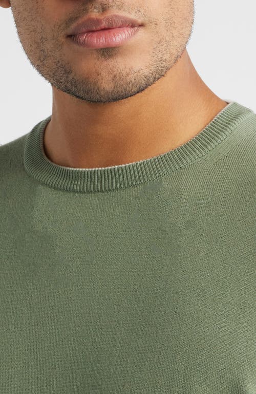 Jack Victor Grassi Crewneck Cotton & Cashmere Sweater In Multi