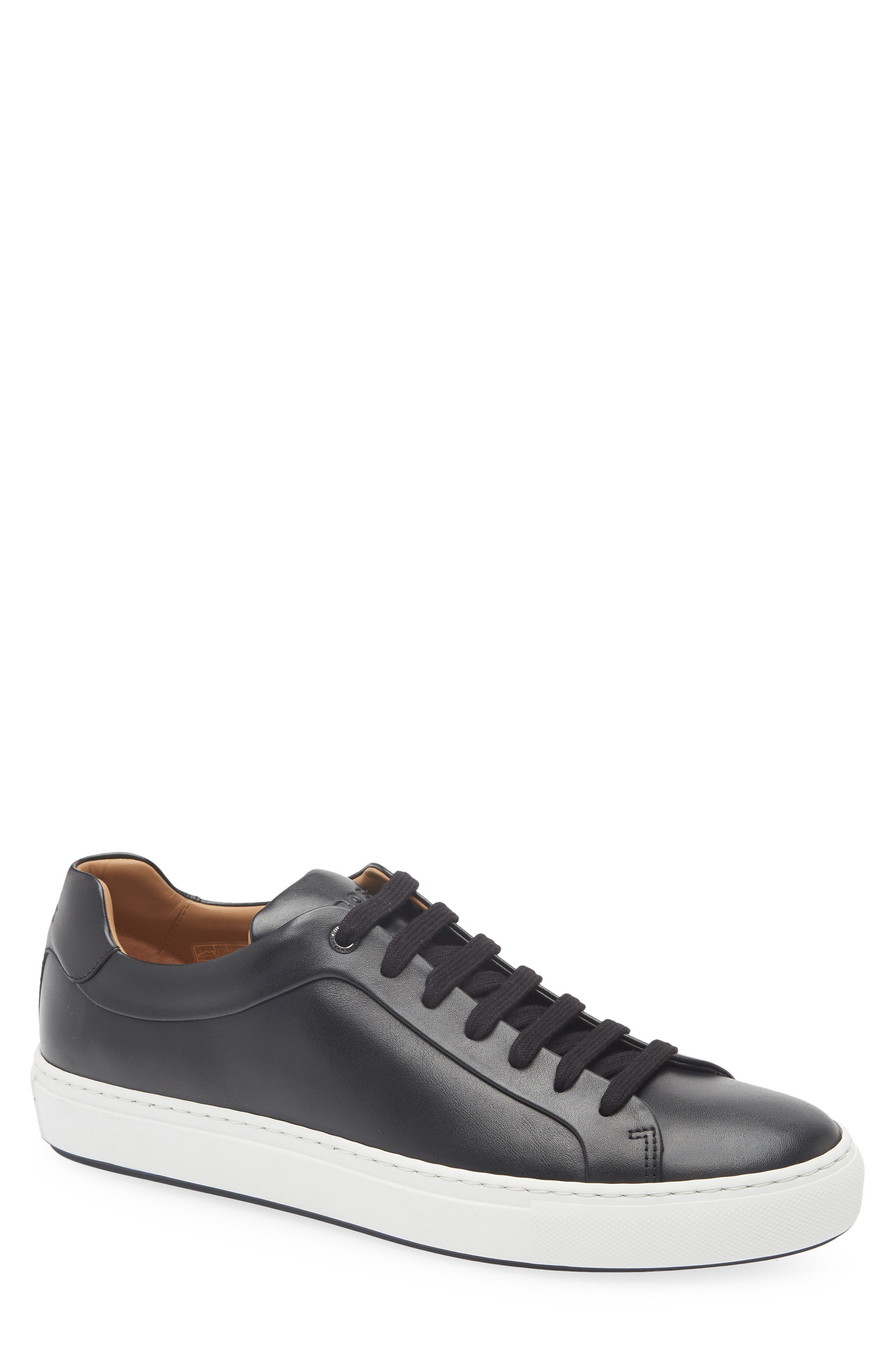 BOSS Mirage Lace-Up Leather Sneaker